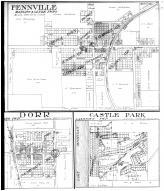 Graafschap, Hopkins, Bradley, Fennville, Dorr, Castle Park - Right, Allegan County 1913